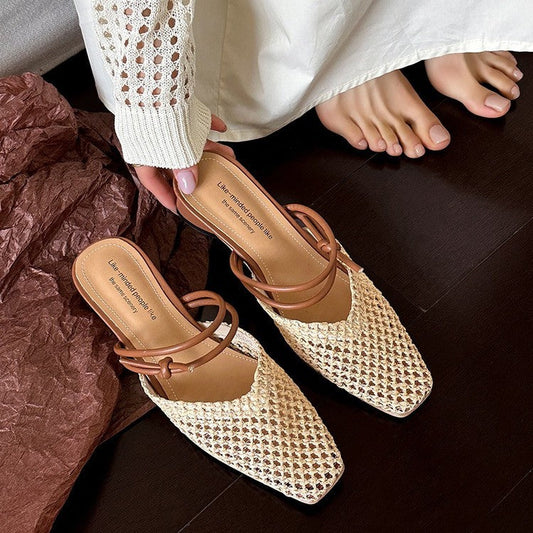 Mules femme élégantes et confortables, style français