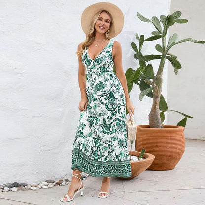 Robe femme fluide à imprimé floral